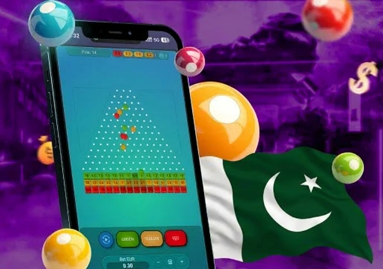 Playing Plinko game on mobile in Pakistan